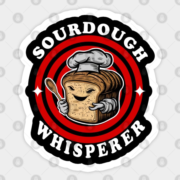 sourdough Whisperer Sticker by Qrstore